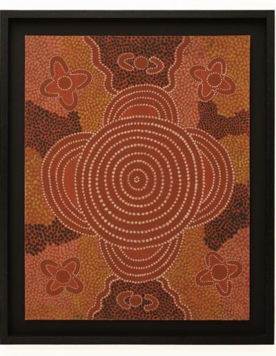 Tim Leura Tjapaltjarri (c.1929-1984), Alugara, 1976, 71x55 cm